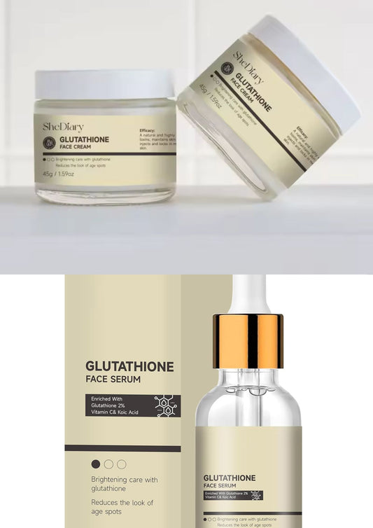 Glutathione Face Cream & Serum Bundle (Save £5)